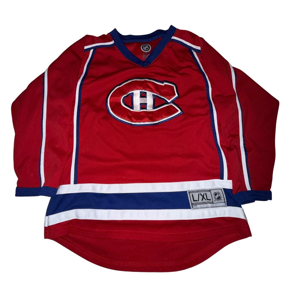 NHL Montreal Canadiens Kotkaniemi 15 Jersey Youth L/XL Red Hockey Fan Gear Habs - Picture 2 of 6